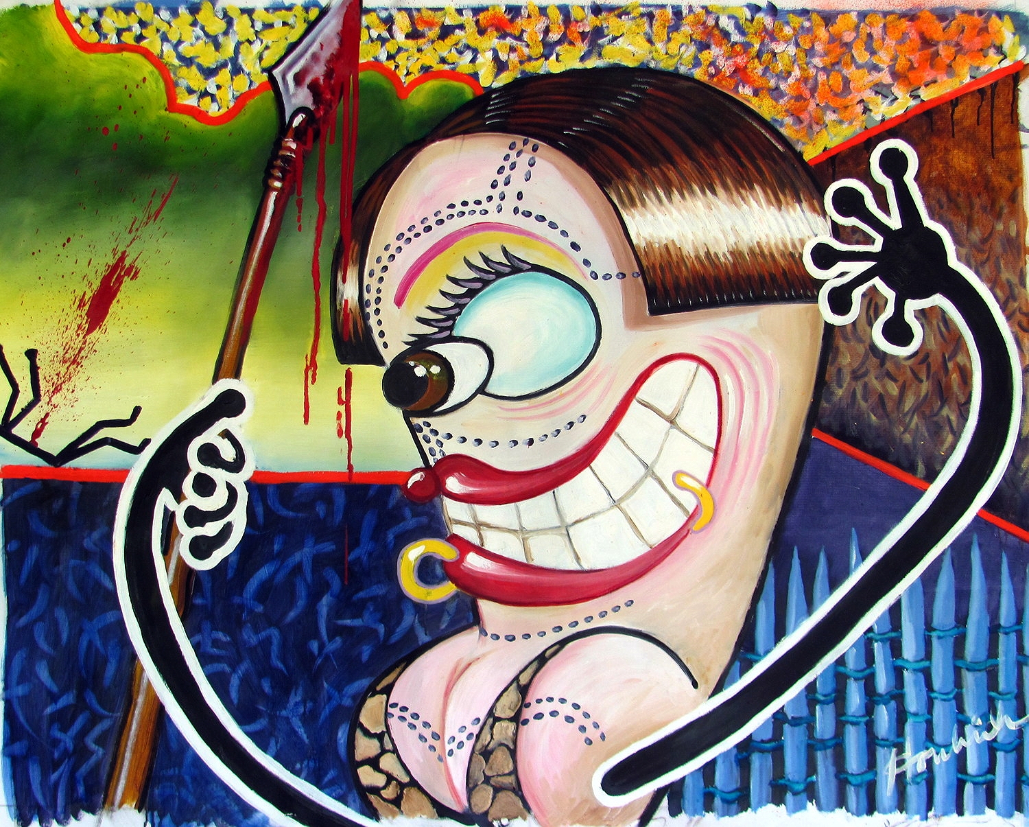   Queen of the Savages    32x42  