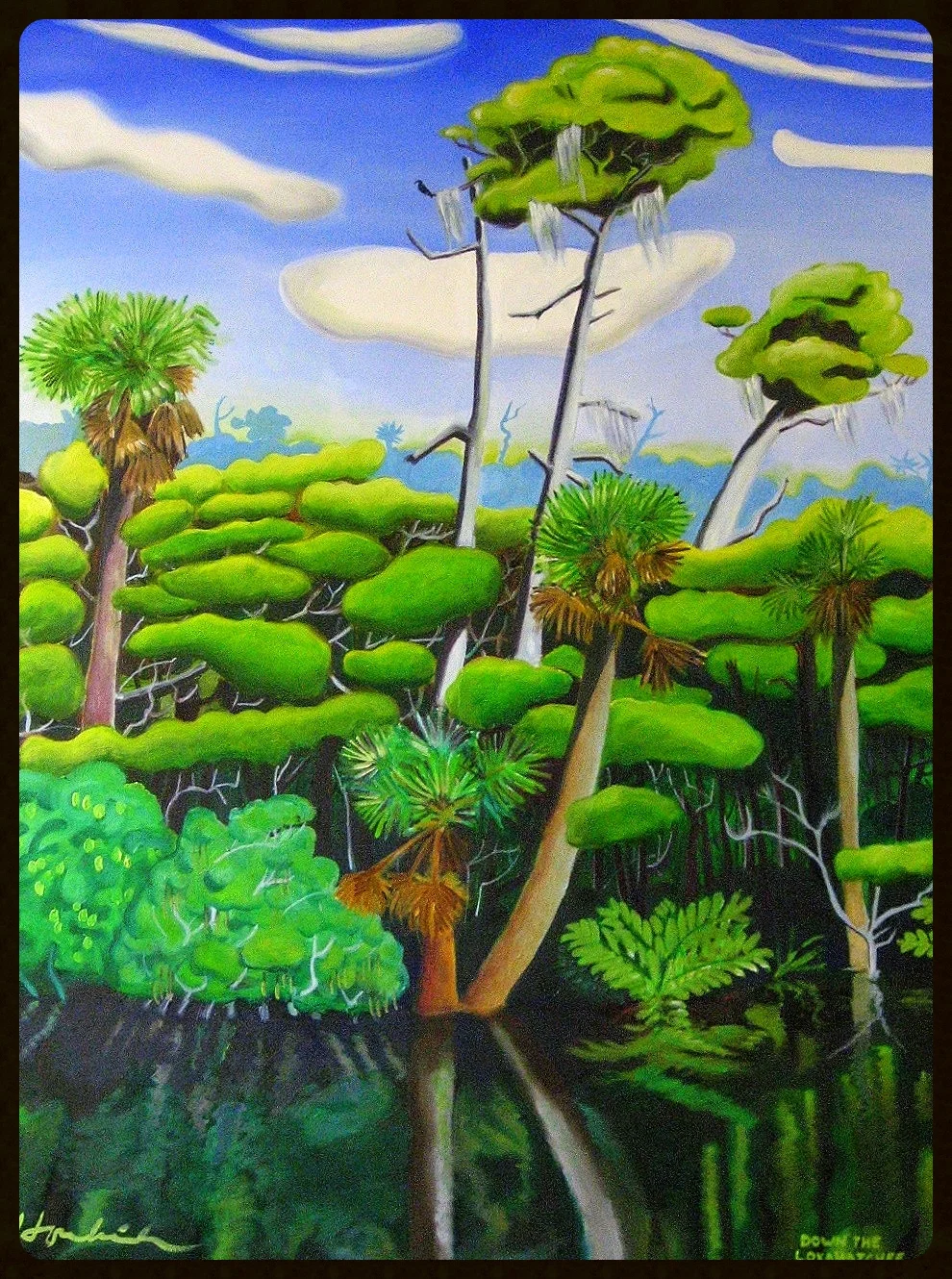   Down The Loxahatchee    30x40  