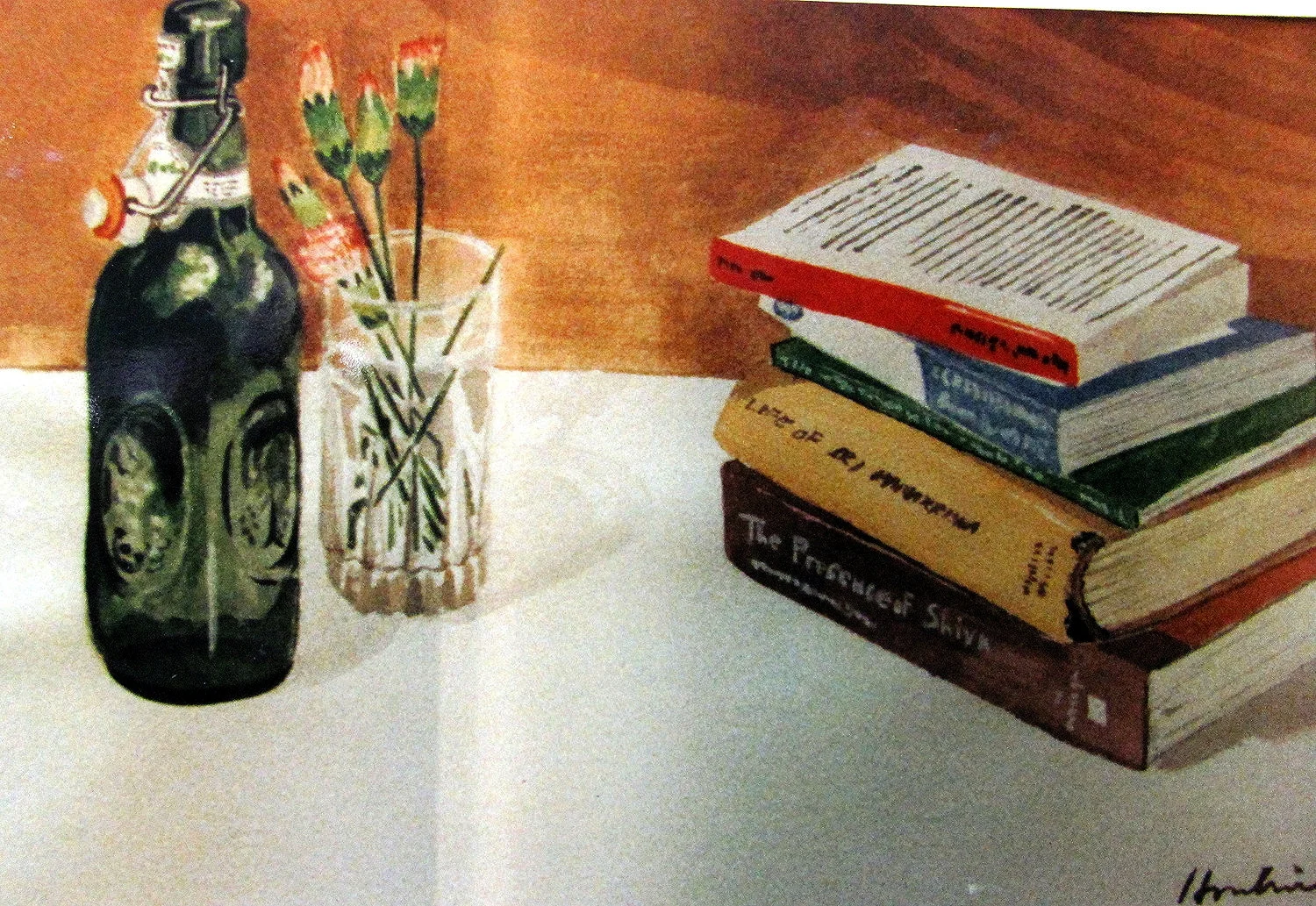   Books &amp; Beer    11x14 &nbsp; &nbsp; collection &nbsp;Kalman Gerb &nbsp;Atty  