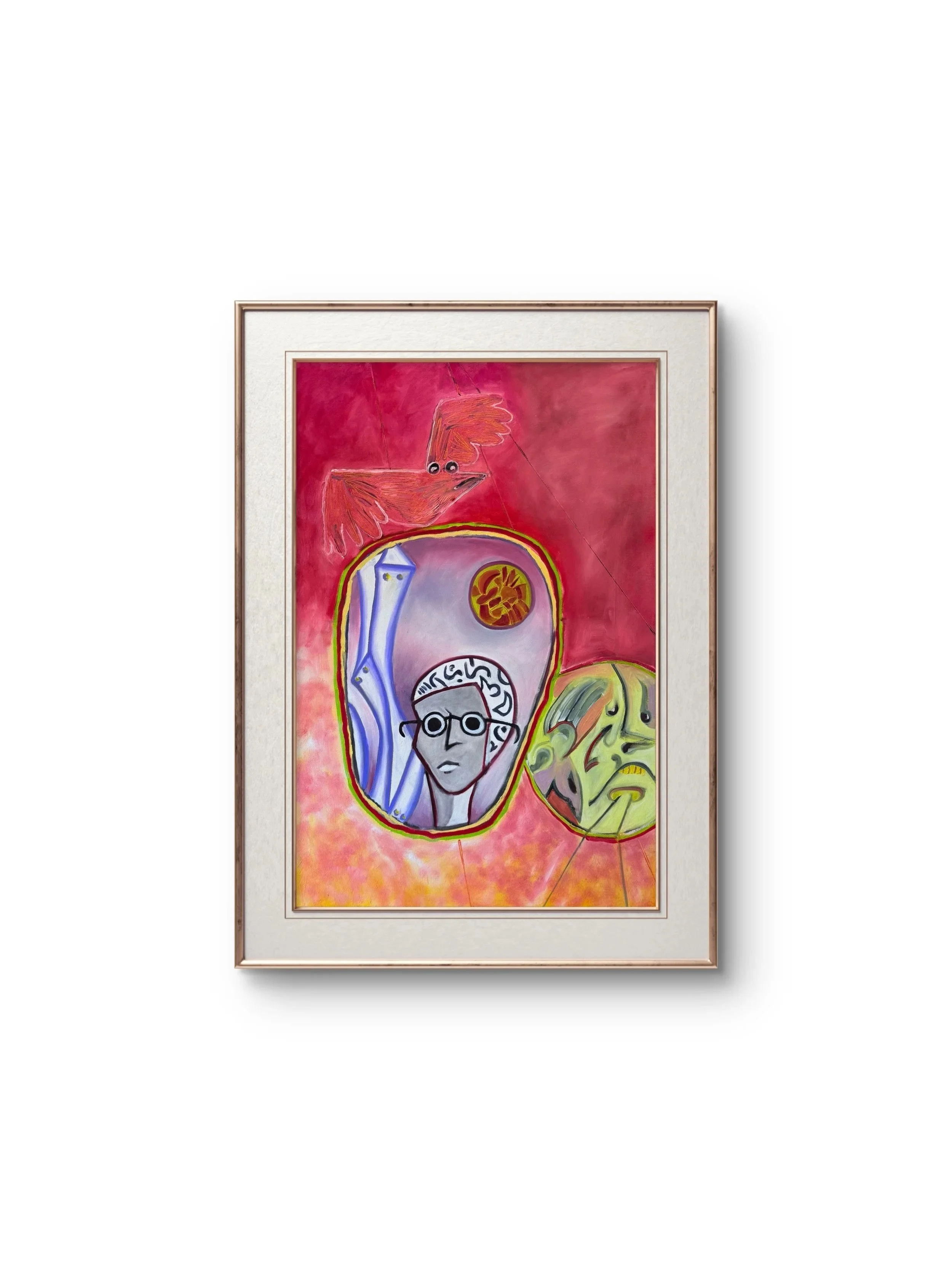 MINDBLOCK  oil on canvas