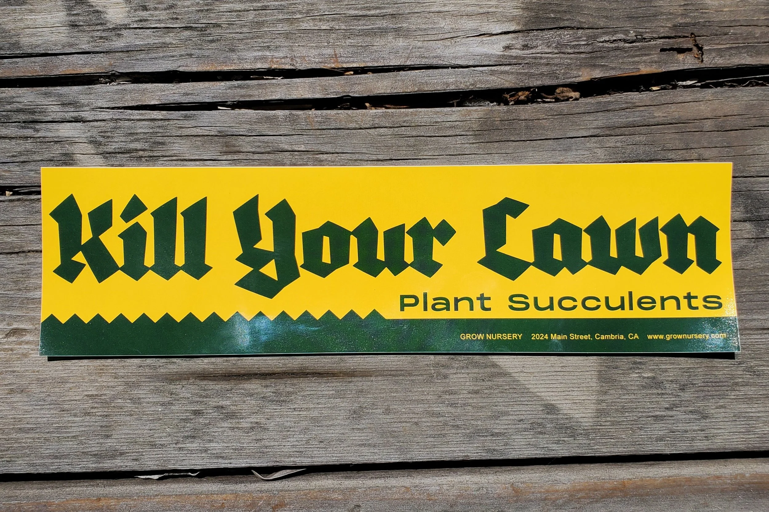Grow Bumper Stickers