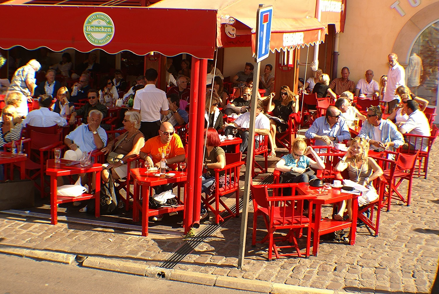 Cafe in St. Tropez, Southern France