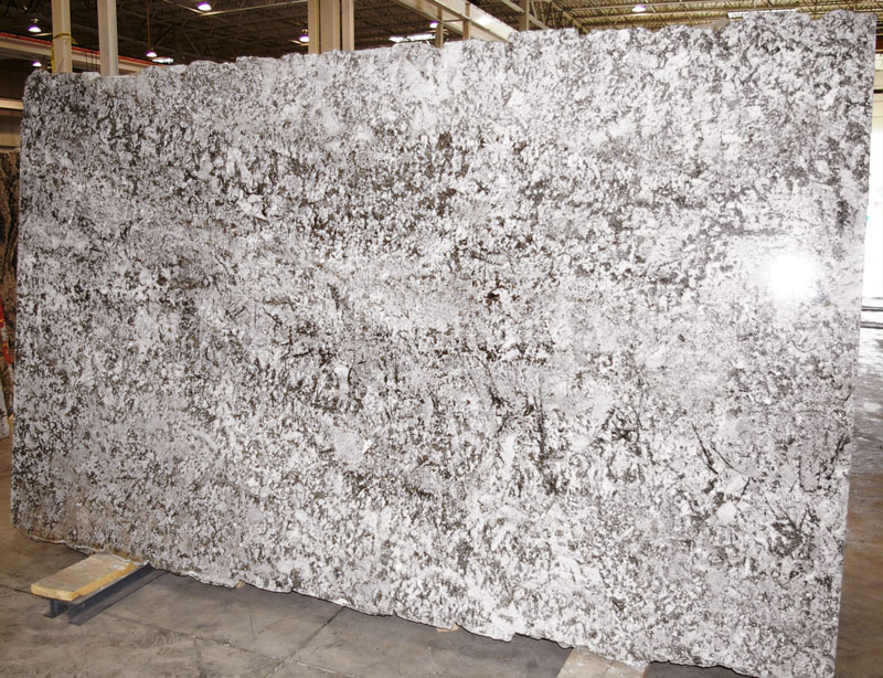 New River White Granite countertop slab in Chicago