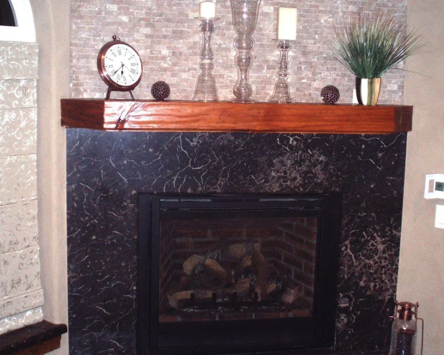Fireplace Wrap with Hearth