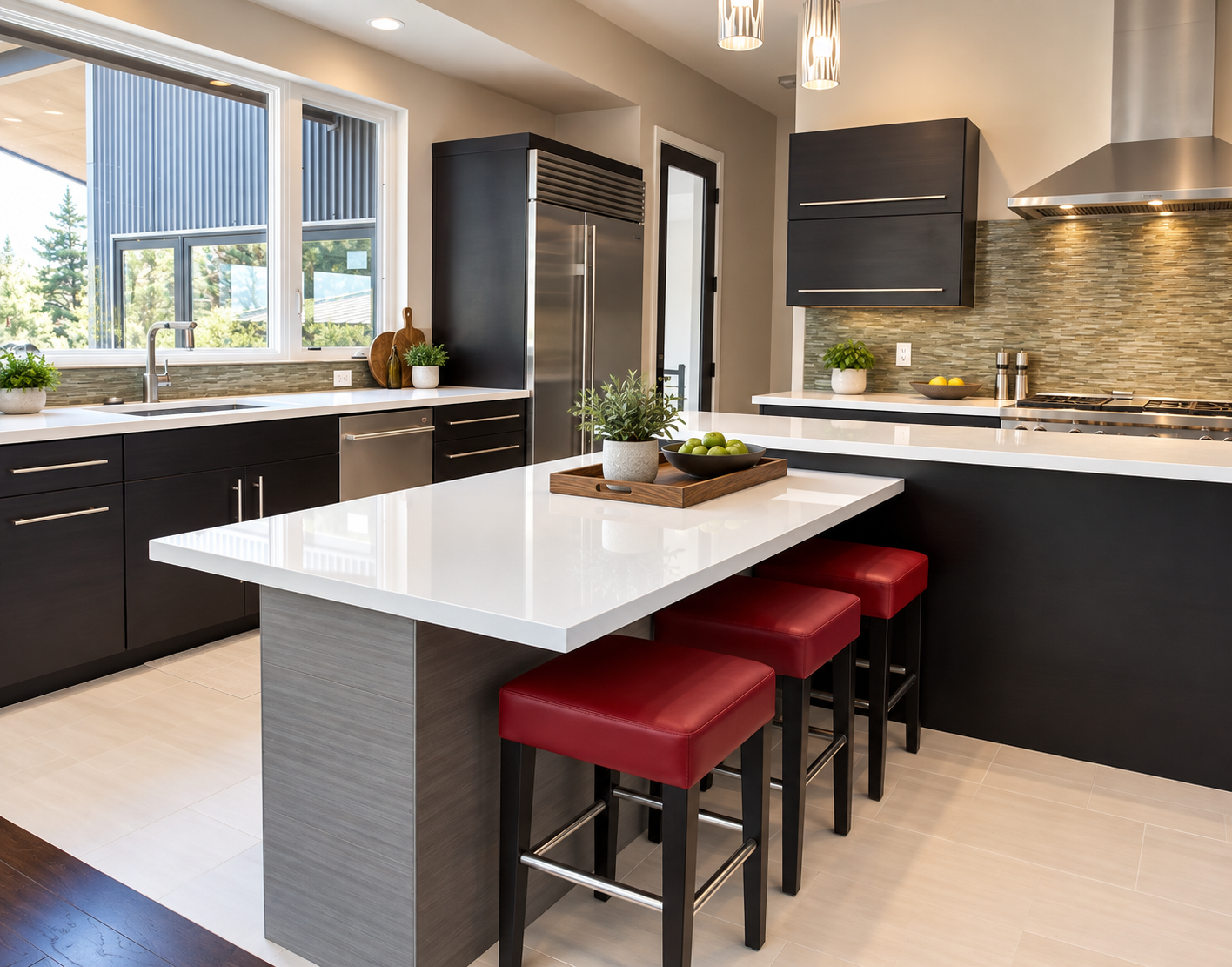 Crisp Clean White Engineered Quartz