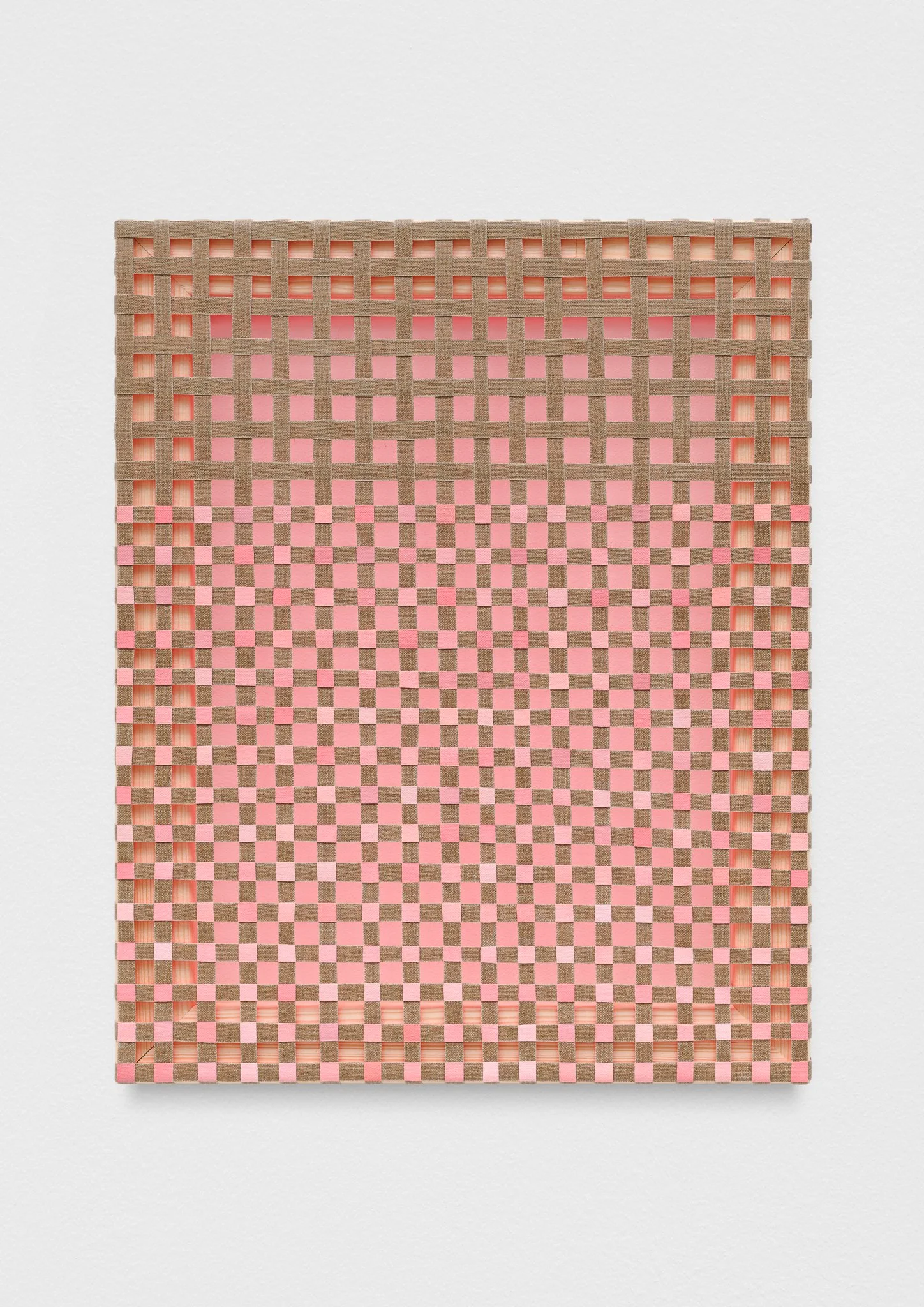 Untitled, oil and acrylic on woven linen, 50cm x 40cm, 2023. Photo by Trevor Good.
