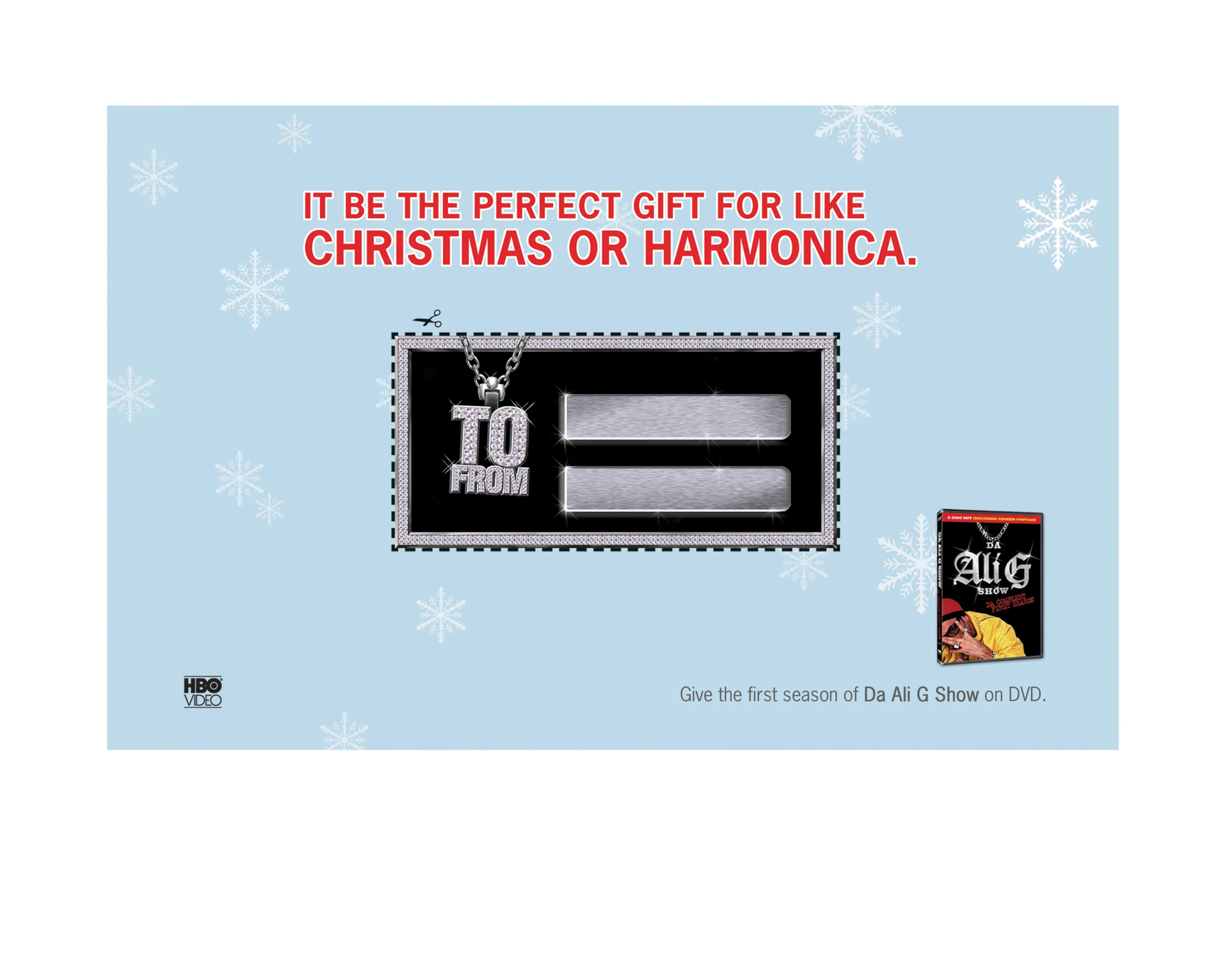HBO Holiday Campaign: Da Ali G Show-Gift Tag