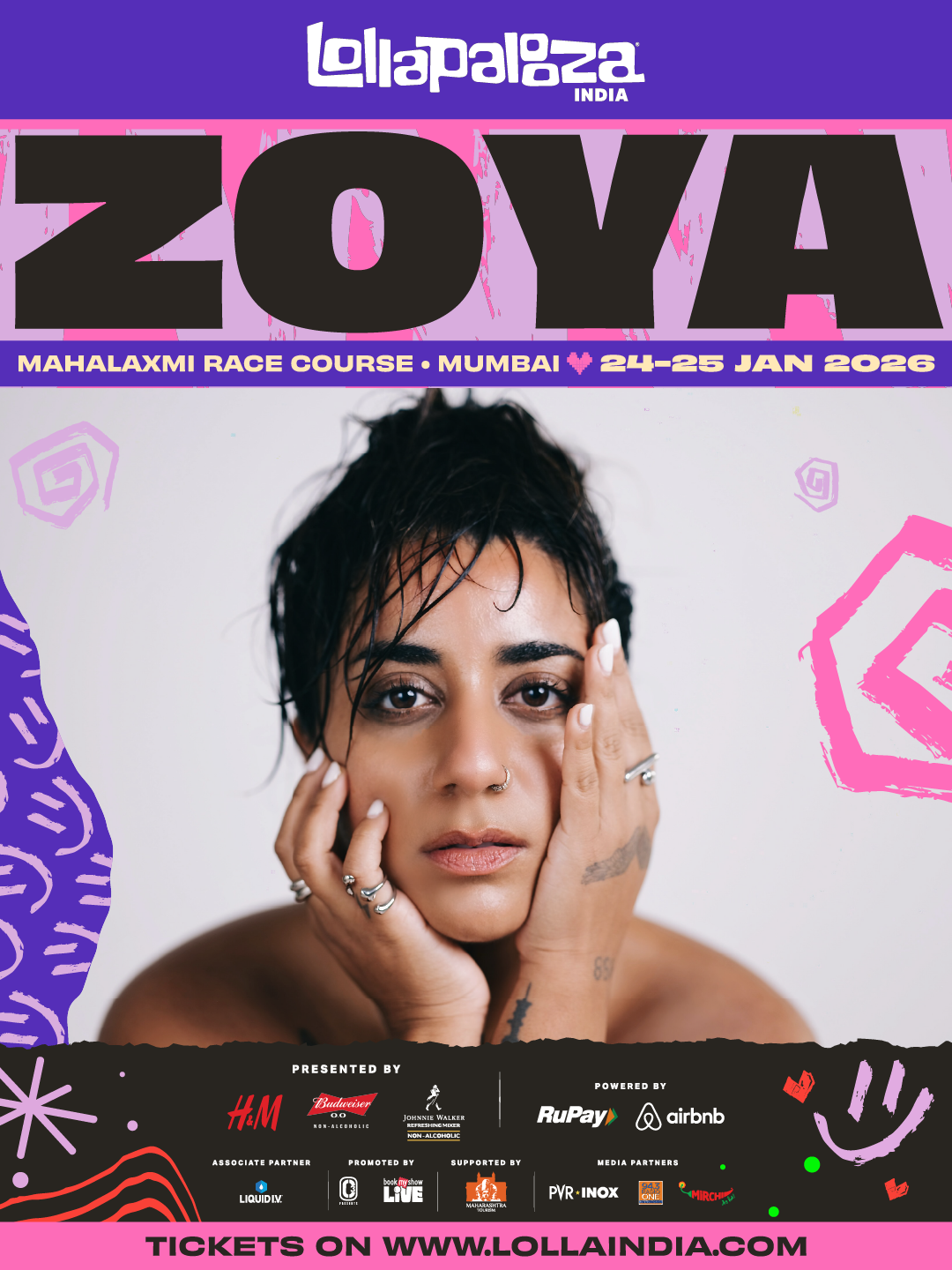 Zoya @ Lollapalooza India, 2026 (Mumbai, India)