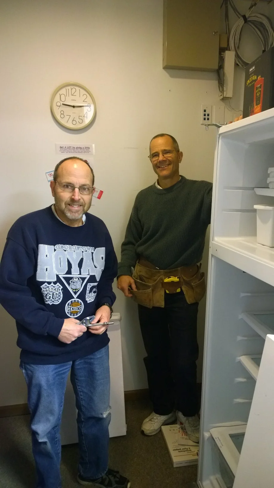 Steve and Tony. Handy men. Engineers.