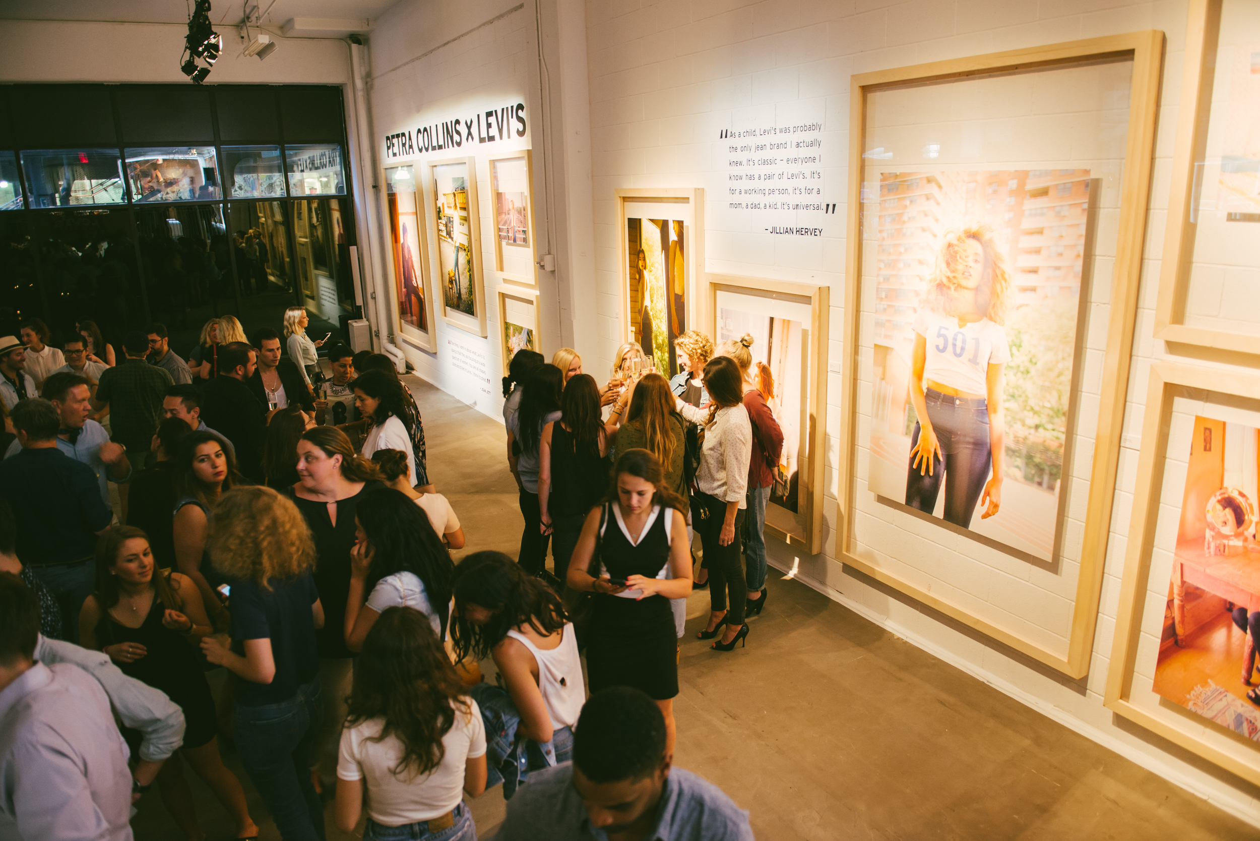 Levi's Women's Fall '15 Collection Press Preview & Launch Featuring original photography by Petra Collins for Levi's and a performance by Lion Babe.