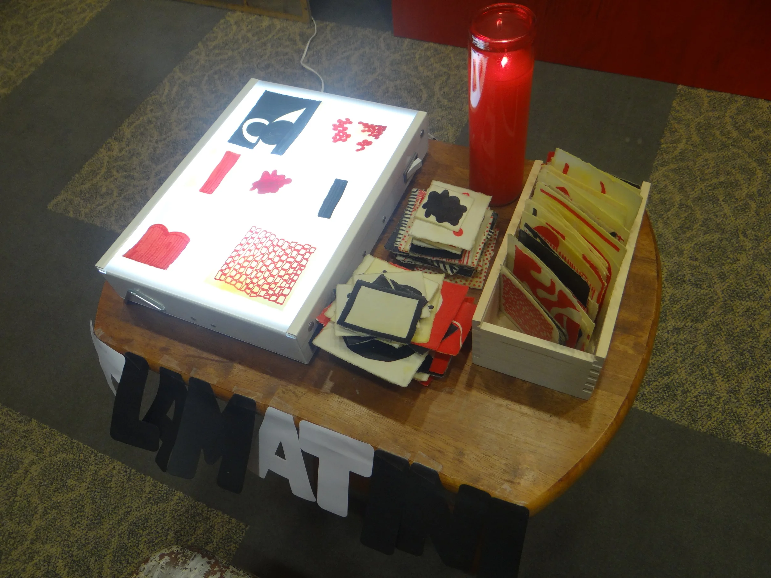 Tejano/a story-telling table