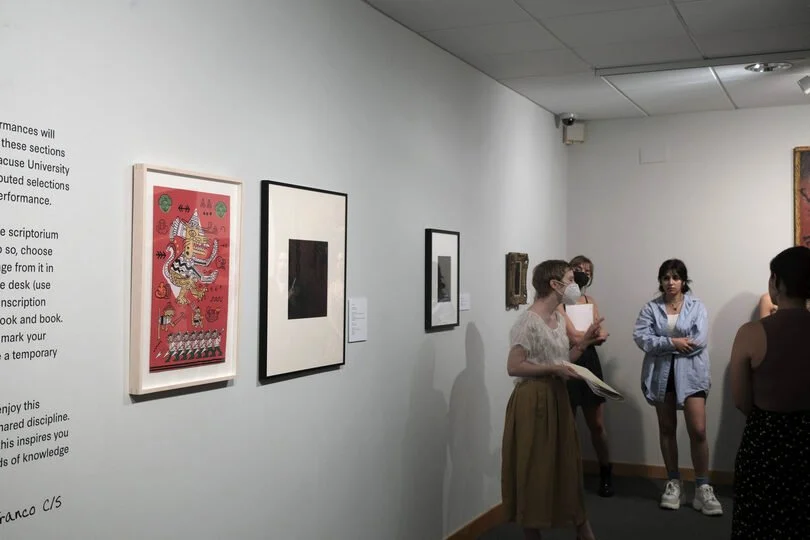 Daily Orange: Josh T. Franco’s “Scriptorium” integrates SU Art Museum visitors into the historian process