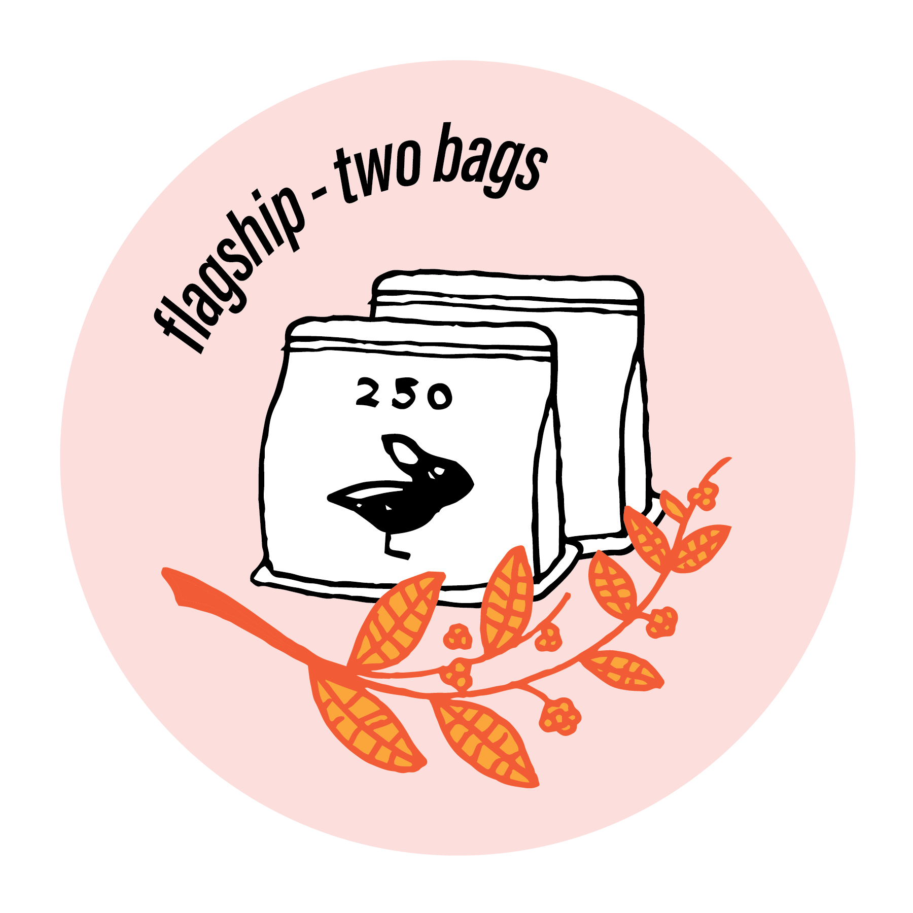 flagship monthly subscription - two bags