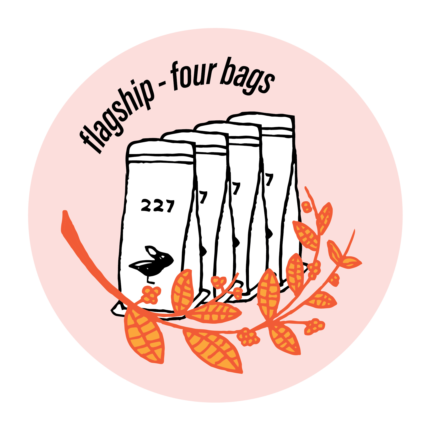 flagship monthly subscription -four bags