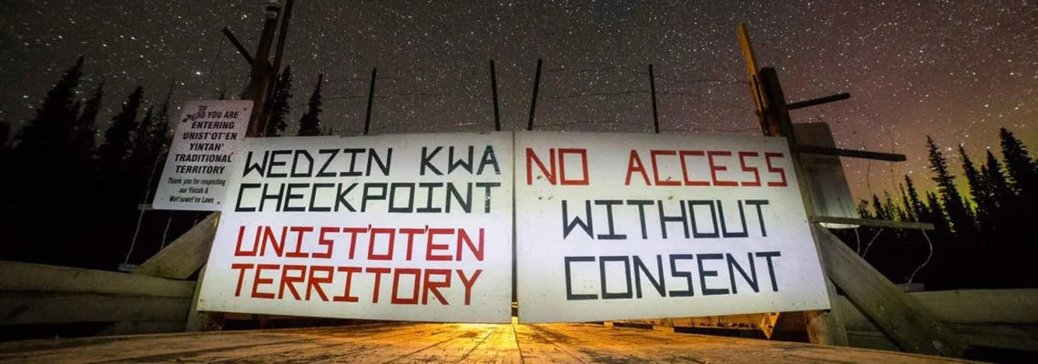 Photo credit: Unist’ot’en Camp
