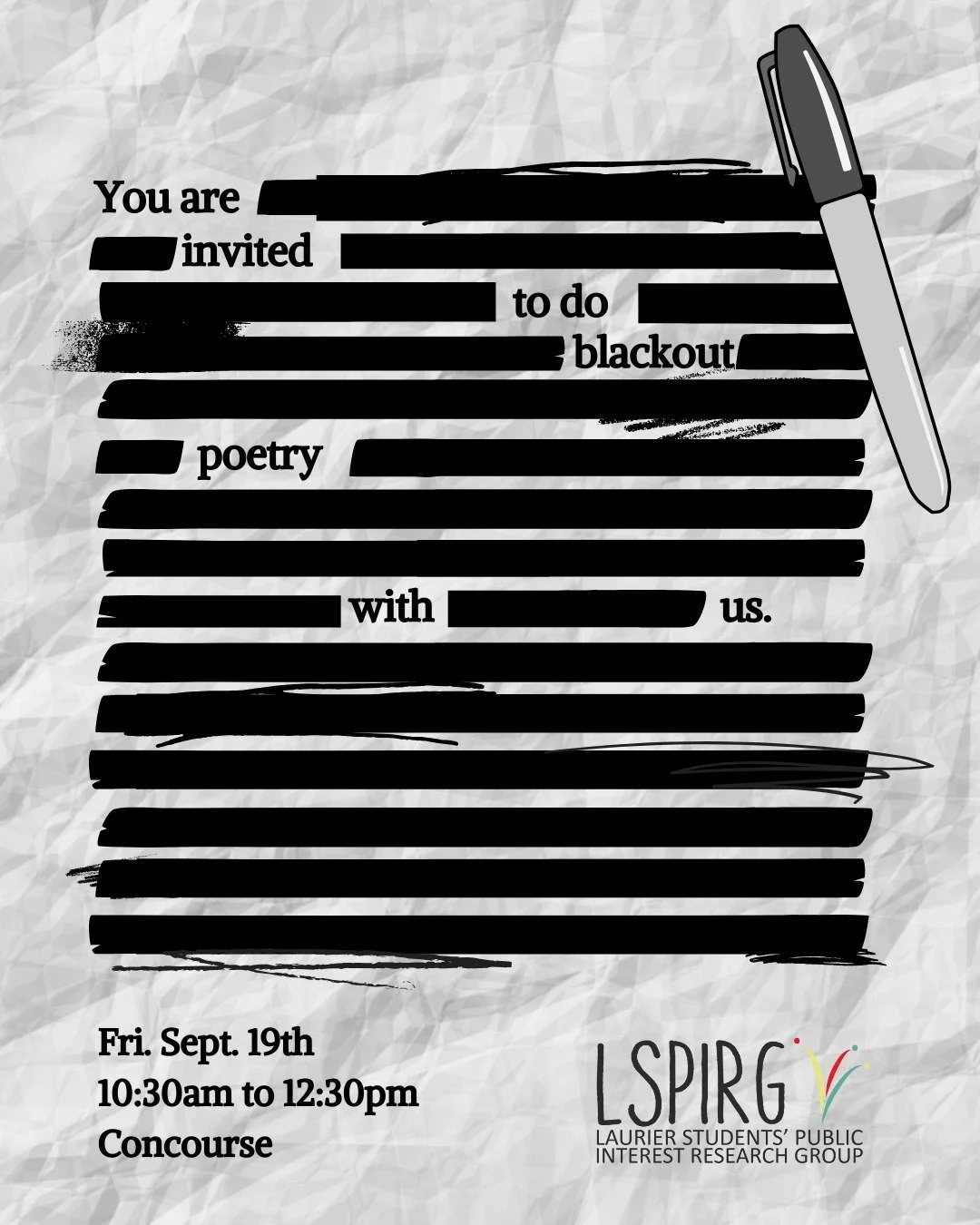 Let&rsquo;s transform lacklustre texts into something much more powerful! Blackout poetry is when you cover up most words on an existing page, only to leave a few there. Whether you are a seasoned poet or have never heard of blackout poetry in your l