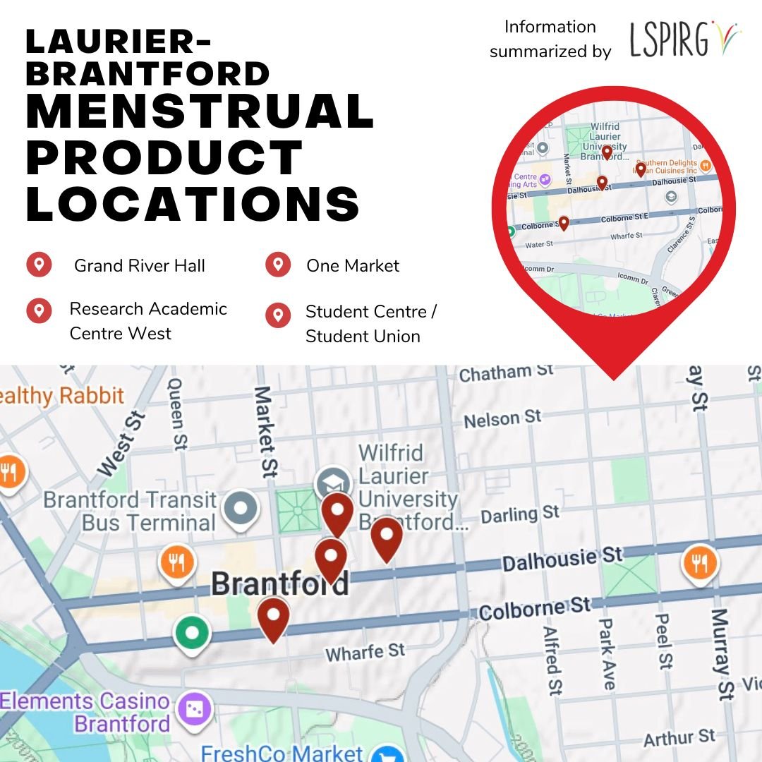Did you know 77% of people who menstruate have been stuck on campus without a product with them. Access to menstrual products in public spaces should be a given - just like toilet paper and paper towel is. The average menstruating person spends up to