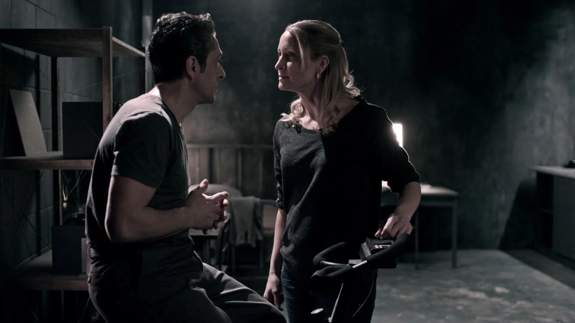 Nolden with PRISONER X co-star Romano Orzari
