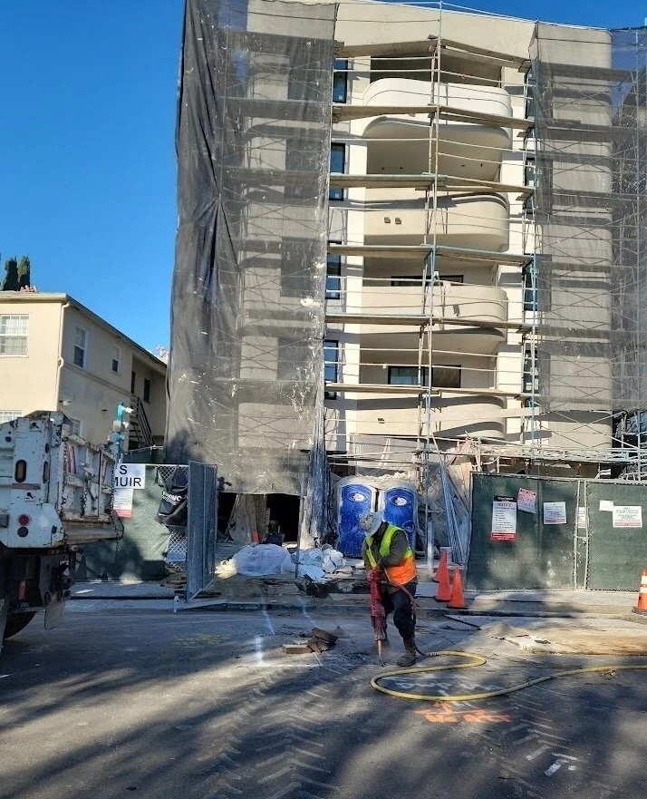 Check out the curves and subtle colors on our Dunsmuir Apartments project. We&rsquo;re excited to see more of these design details come to life here soon. More updates to come!⁠
⁠
⁠
#architecture #inglewoodarchitects #architectureanddesign #interiors