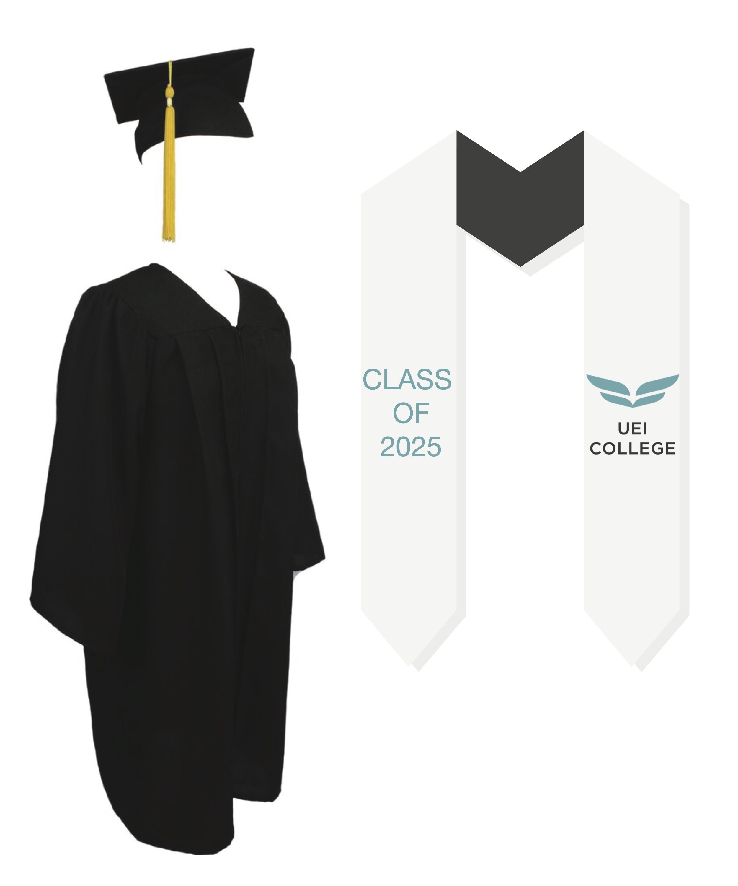 UEI Oceanside - Cap & Gown, 2025 Tassel and Stole
