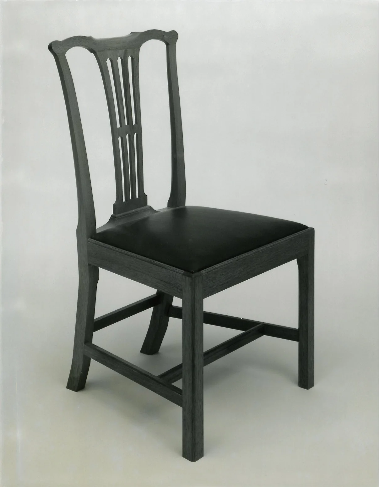 Chippendale chair reproduction, mahogany