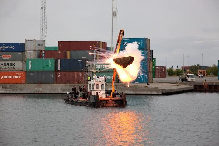FREJA: Explosion event for Faurschou Foundation Copenhagan, Denmark, 2012