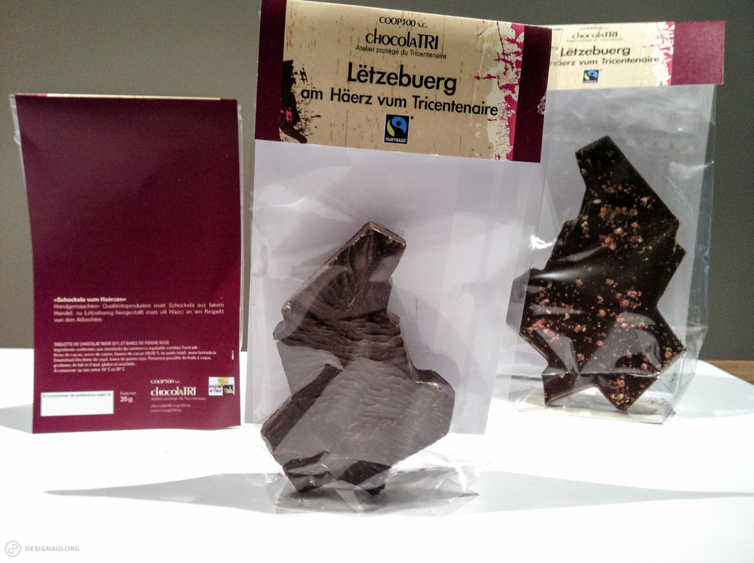  One of the results of our collaboration was the topographical map of Luxembourg, cast in pure dark chocolate 