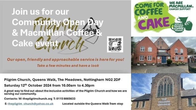 Community Open Day and MacMillan Coffee & Cake Event