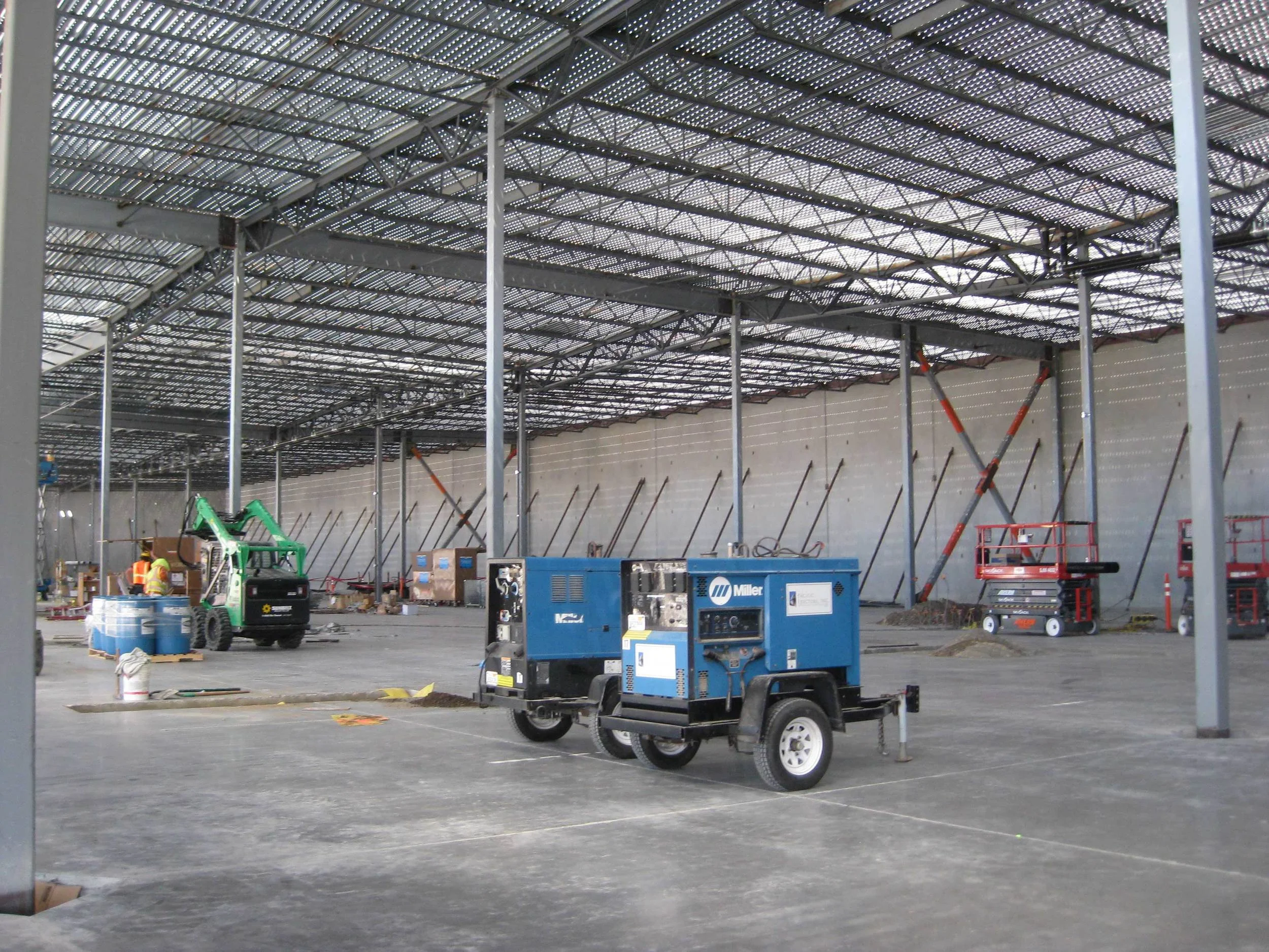 Warehouse structural framing