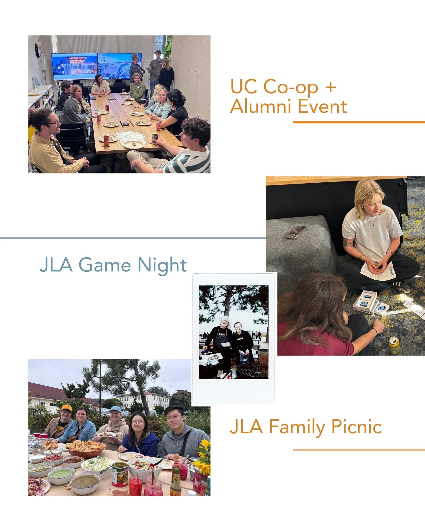 Bringing people together - one event (and snack table) at a time.
From reconnecting with UC alumni, to Friday afternoon games in the studio, and a (very SF) summer picnic at the Presidio, we’ve had a string of joyful, people-centered gathering