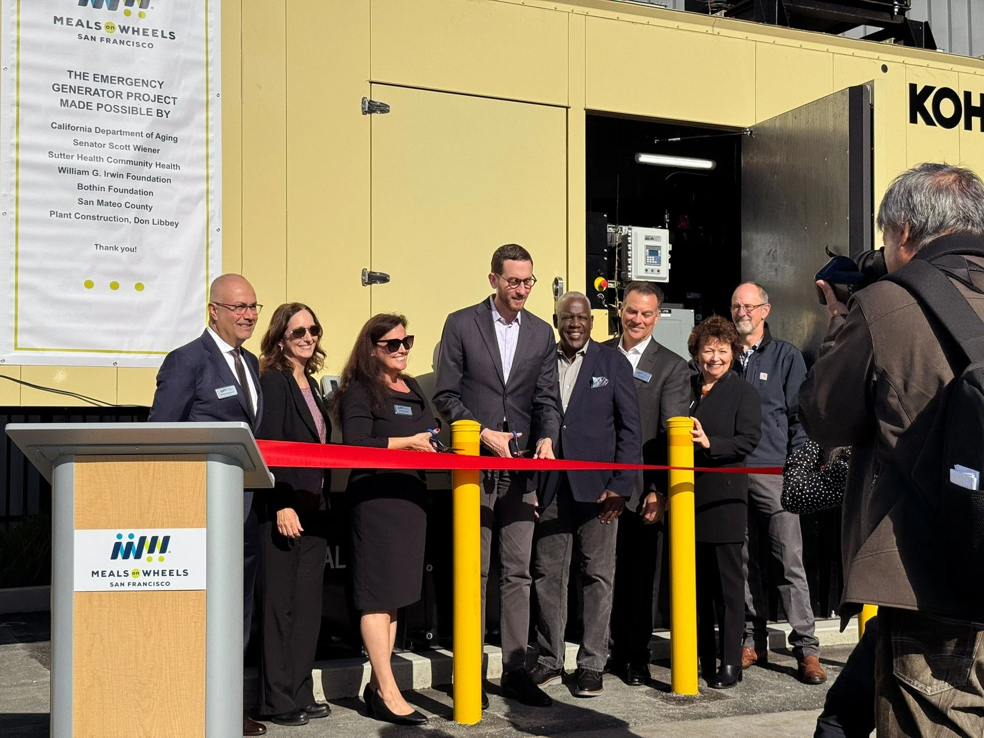 Keeping meals rolling, no matter what!

We were honored to join Meals on Wheels San Francisco @mowsf for the ribbon cutting of their new generator! This is a critical upgrade that ensures their kitchen can continue preparing and delivering meals to t