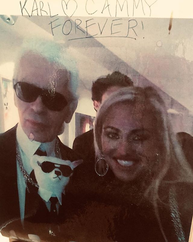 #waybackwednesday #foxbait #designer @cammymacmillan and #karllagerfeld @colette #paris #france 💔 #karlforever