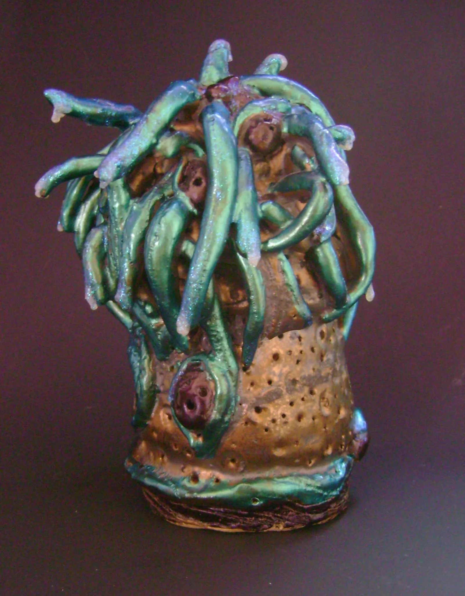 Untitled (Tree Form).  2009.  Ceramic, enamel.  Featured in Sumei Food for Thought Exhibition.