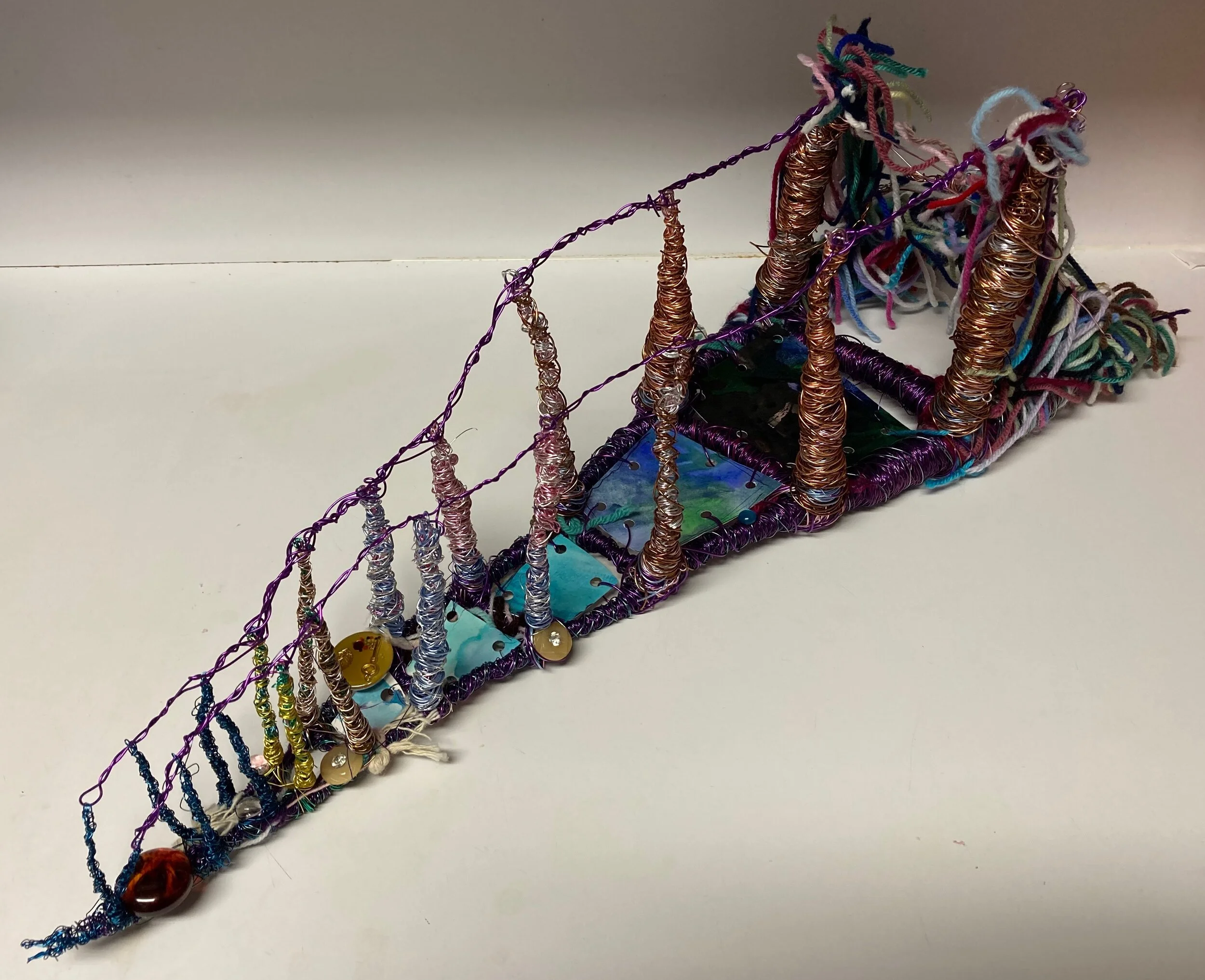 Bridge, 2021, exhibited at Columbia University Teachers College.