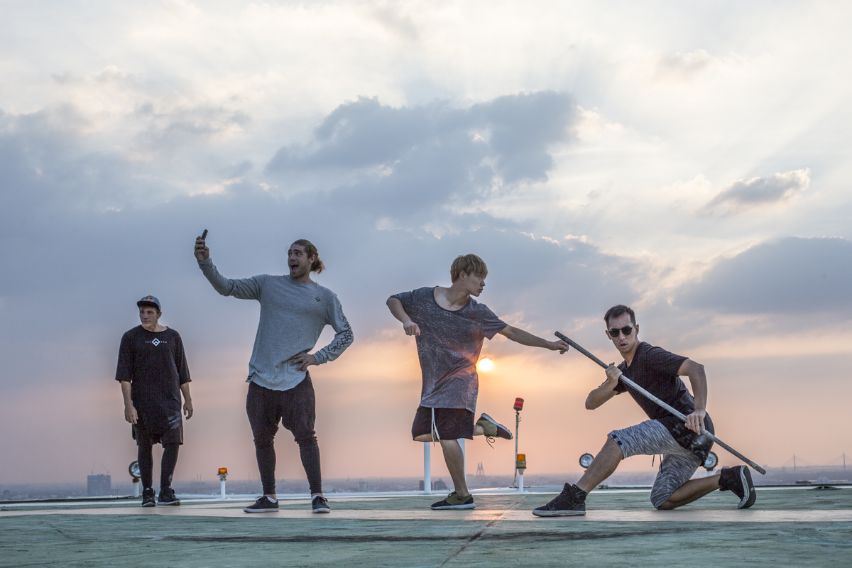 Farang's Jason Paul, Dom Di Tommaso, Zen Shimada, Anan Anwar missing Pasha "The Boss" Petkuns. 