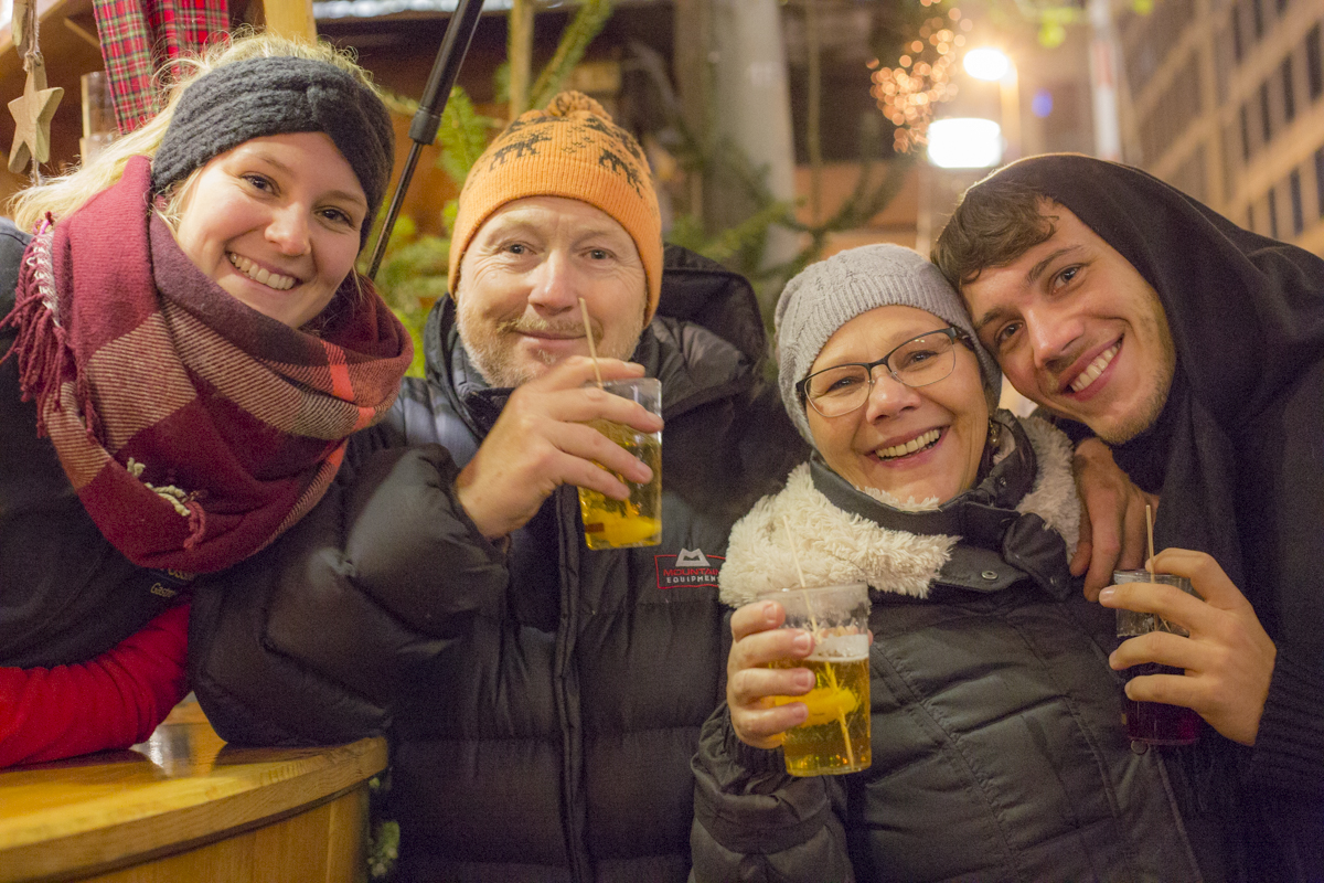 December 2016 - Frankfurt, Germany - Christmas Market with the Paul's. 