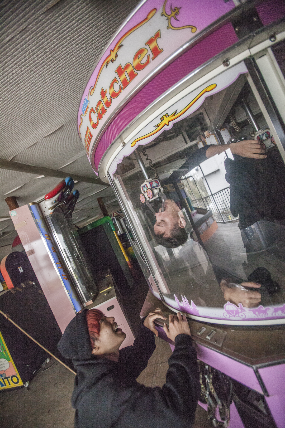 Arcade games big enough to fit in. 