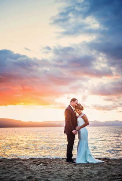 Natalie weds Brian in the Reagan gown by Trish Lee 