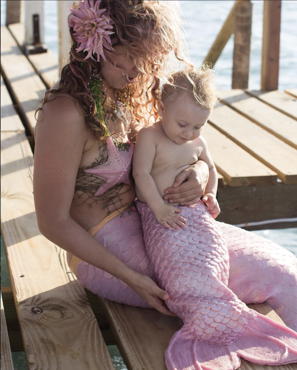 silicone baby mermaid