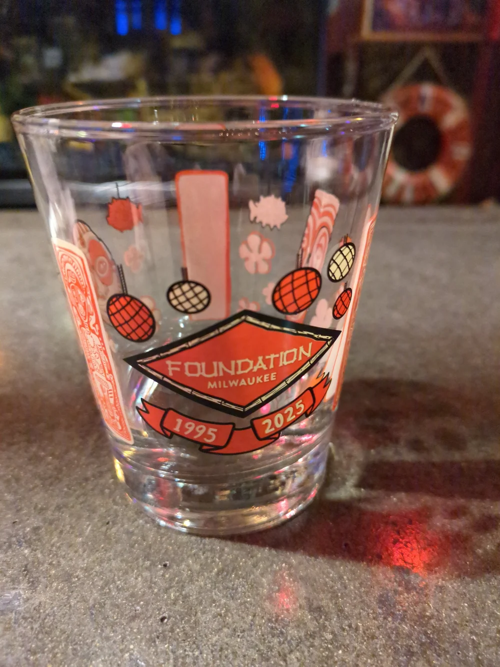 30th Anniversary Mai-Tai glass  Foundation Bar