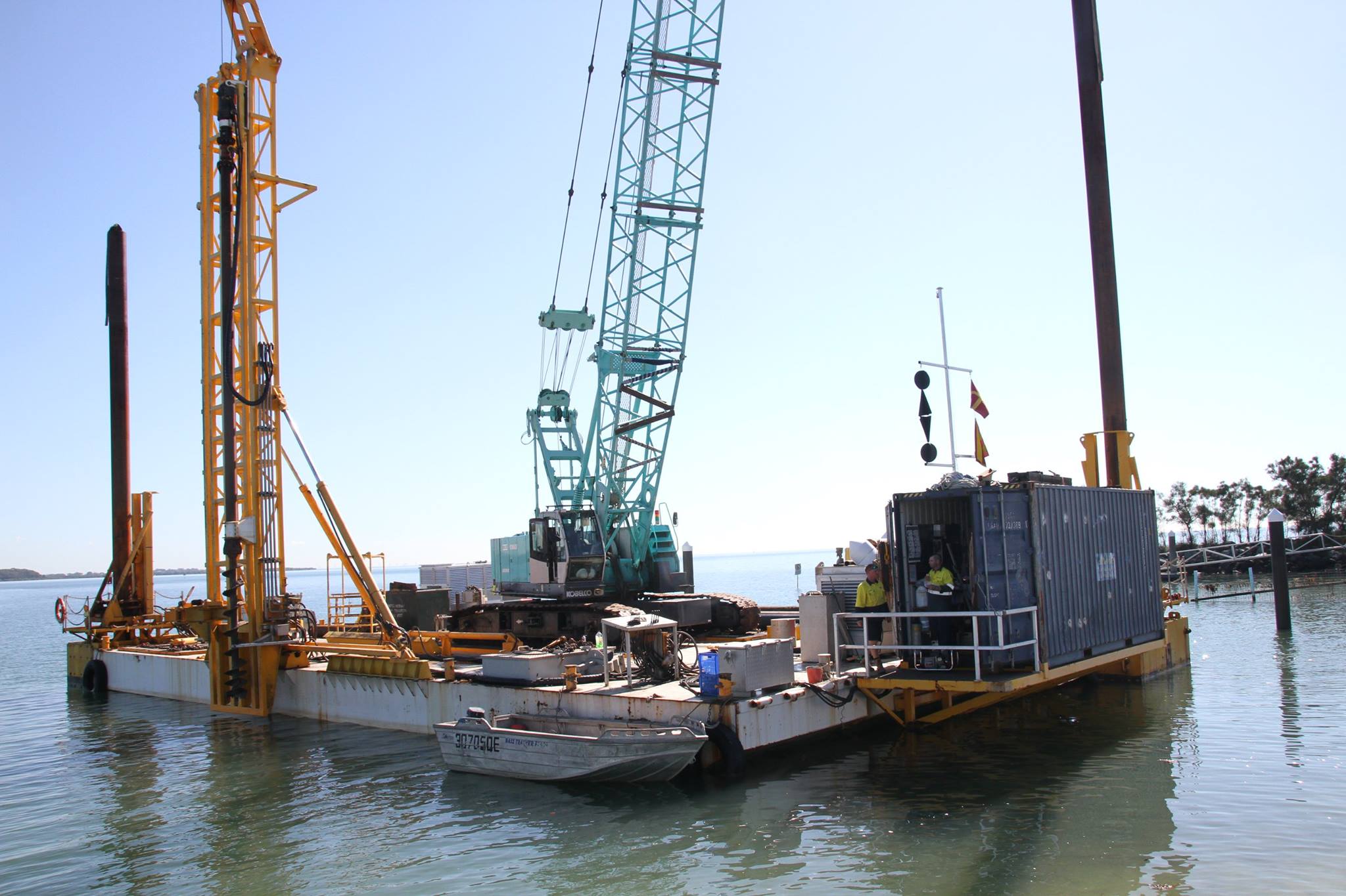 William Street ramp floating walkways construction begins