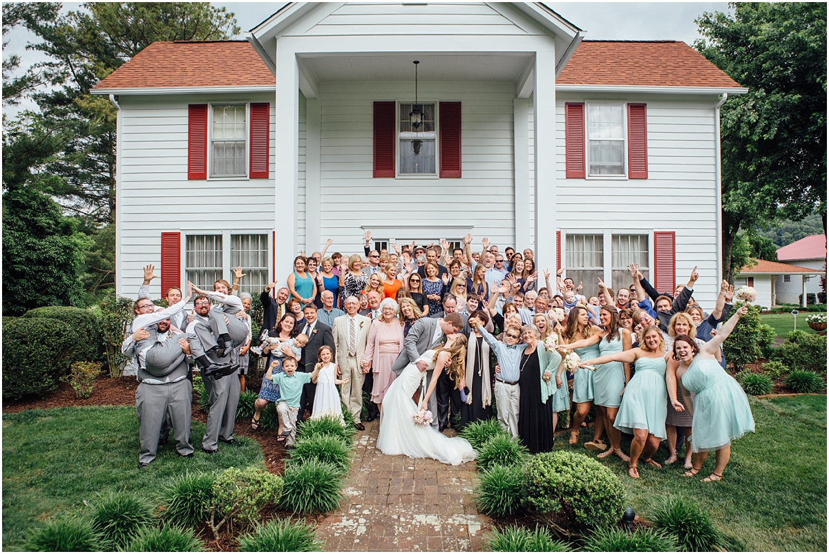 Group shot of the families and guests!