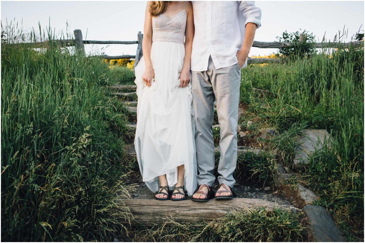I just love that Josh's wedding shoes were Chacos!