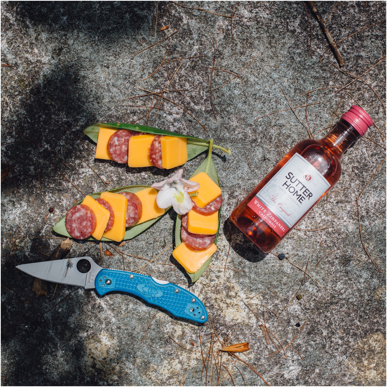 Yes, we did bring little individual bottles of wine- just one for each of us! I don't normally suggest packing in alcohol due to safety issues while hiking, but this was just a tasty little treat after our hike in and camp set-up. And yes, we did pack out our bottles! Leave no trace!