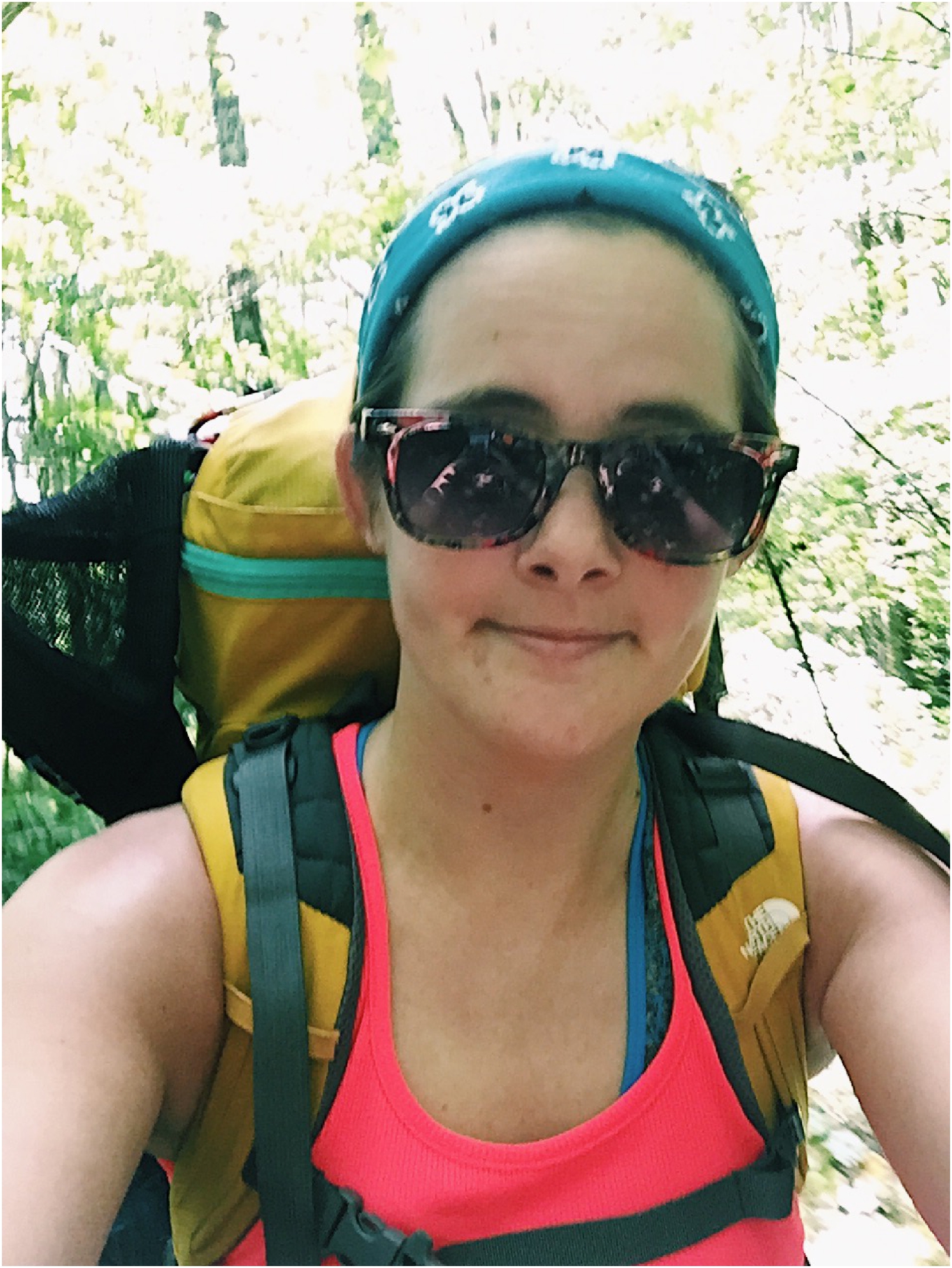 Backpack selfie, 'cause why not?
