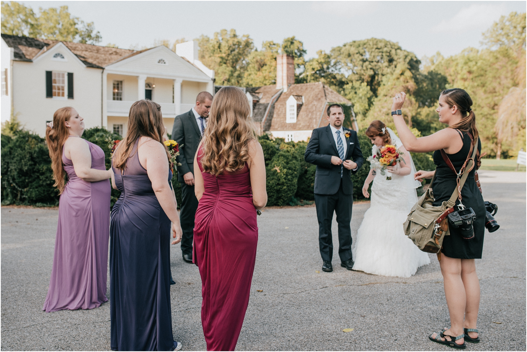 Photographed Bethany's wedding! More bridal party bossing!