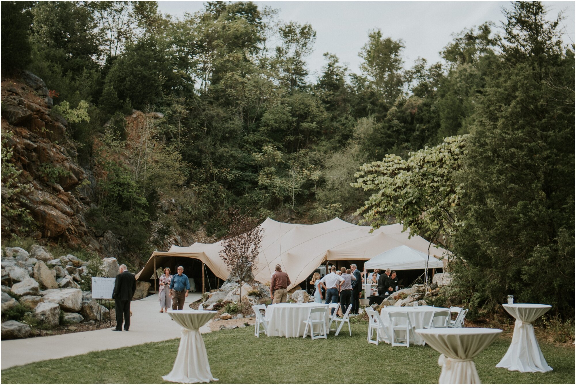 The Waterstone Venue Ashley + Logan's Rustic Navy and Coral Outdoors Wedding — Katy Sergent