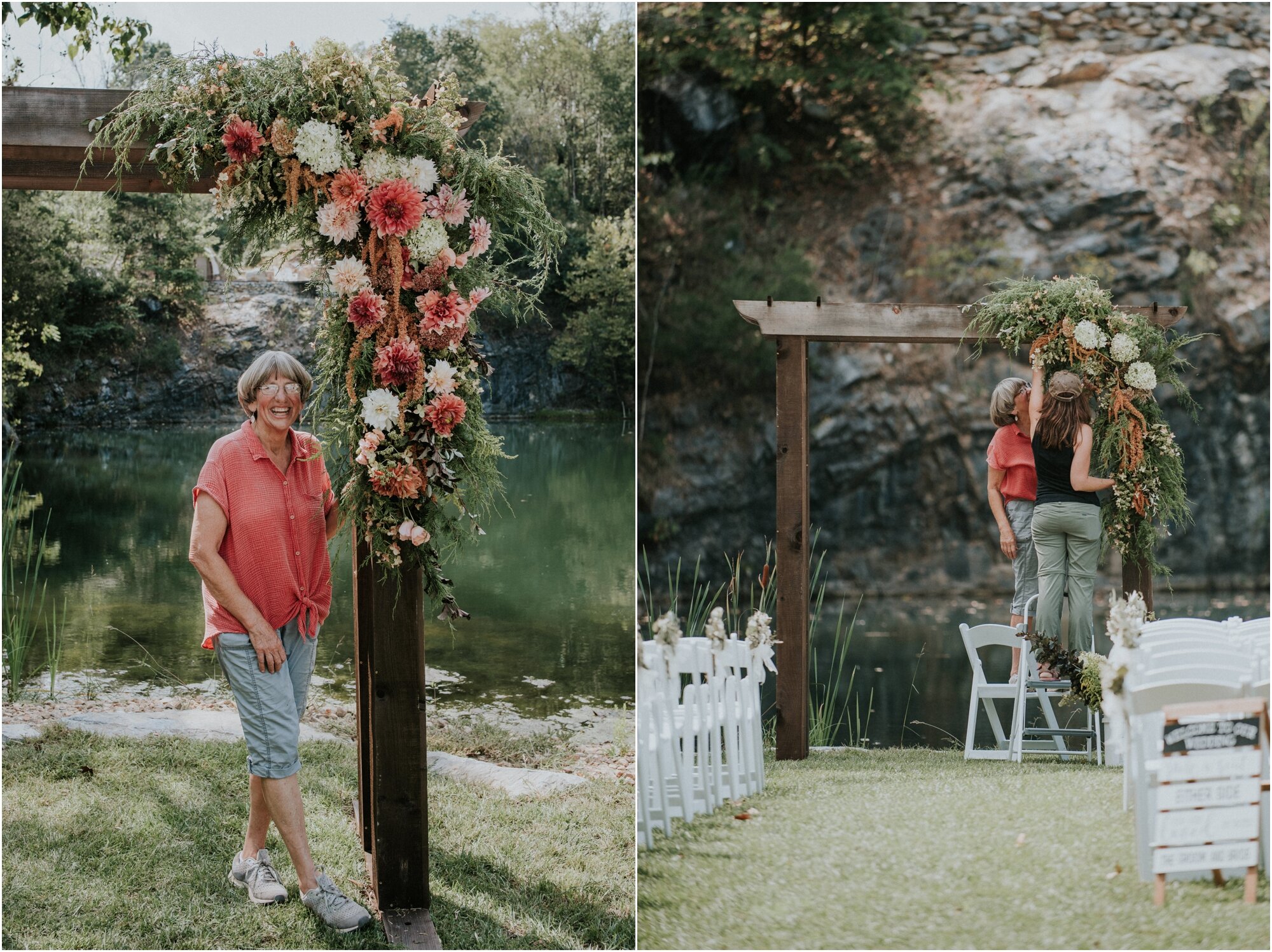   We also finally got to work with Linda Doan from Aunt Willie’s Wildflowers! She is the SWEETEST and creates the most beautiful florals.   Photo: Jeremy Gouge  