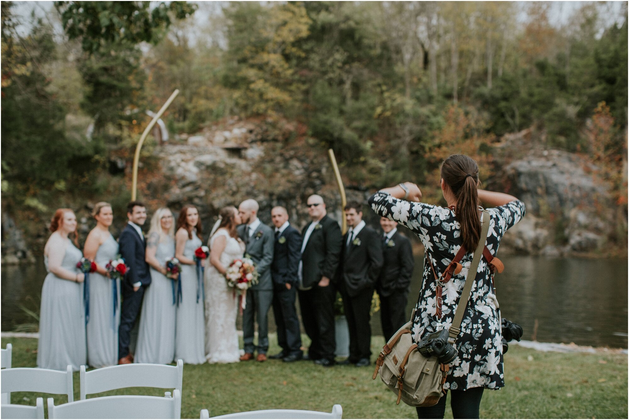   More bridal party directing!   Photo: Pam Burke  