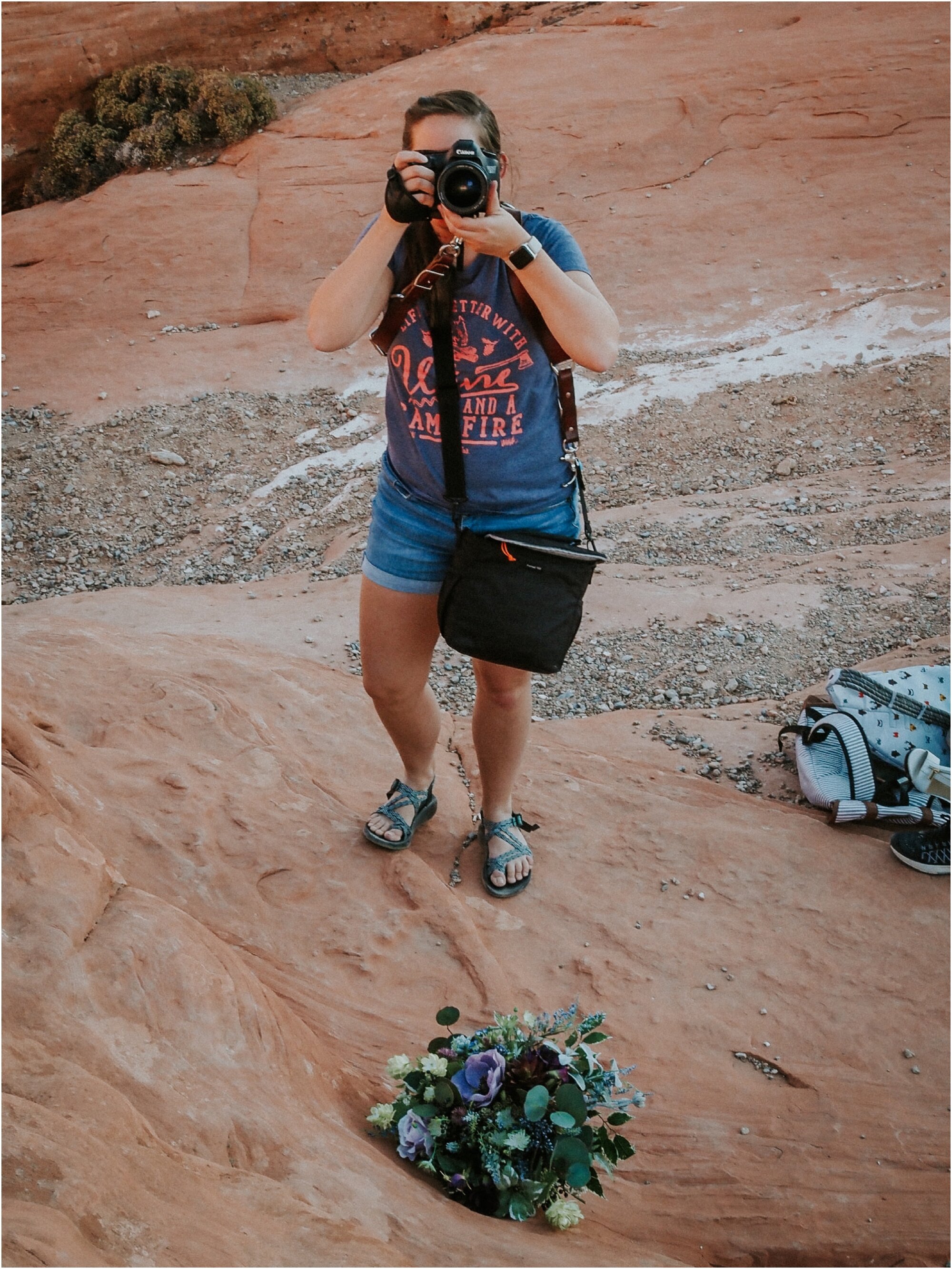   Including a shot of me, taking a picture of her!   Photo: Elizabeth Patterson  